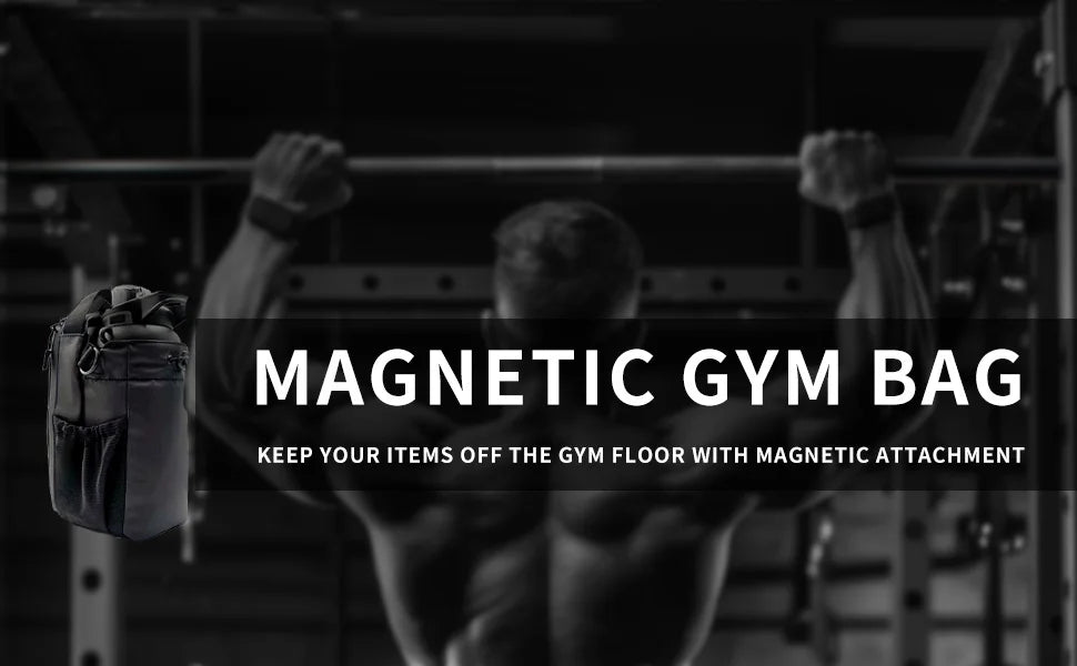 HOT!!! Magnetic Gym Cycling Water Bottle Bag -Unisex Magnetic Gym mountain Bag, Holds Gym Water Bottles with Strap, 9.84" Tall