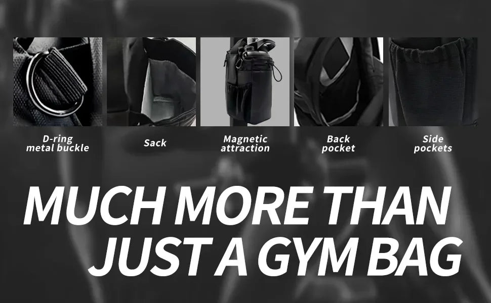 HOT!!! Magnetic Gym Cycling Water Bottle Bag -Unisex Magnetic Gym mountain Bag, Holds Gym Water Bottles with Strap, 9.84" Tall